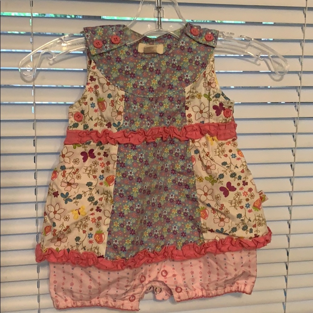 3/6 mos floral romper